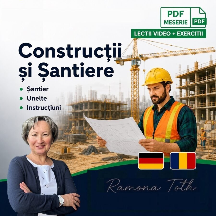 Curs de germană pentru construcții și șantiere în Germania
