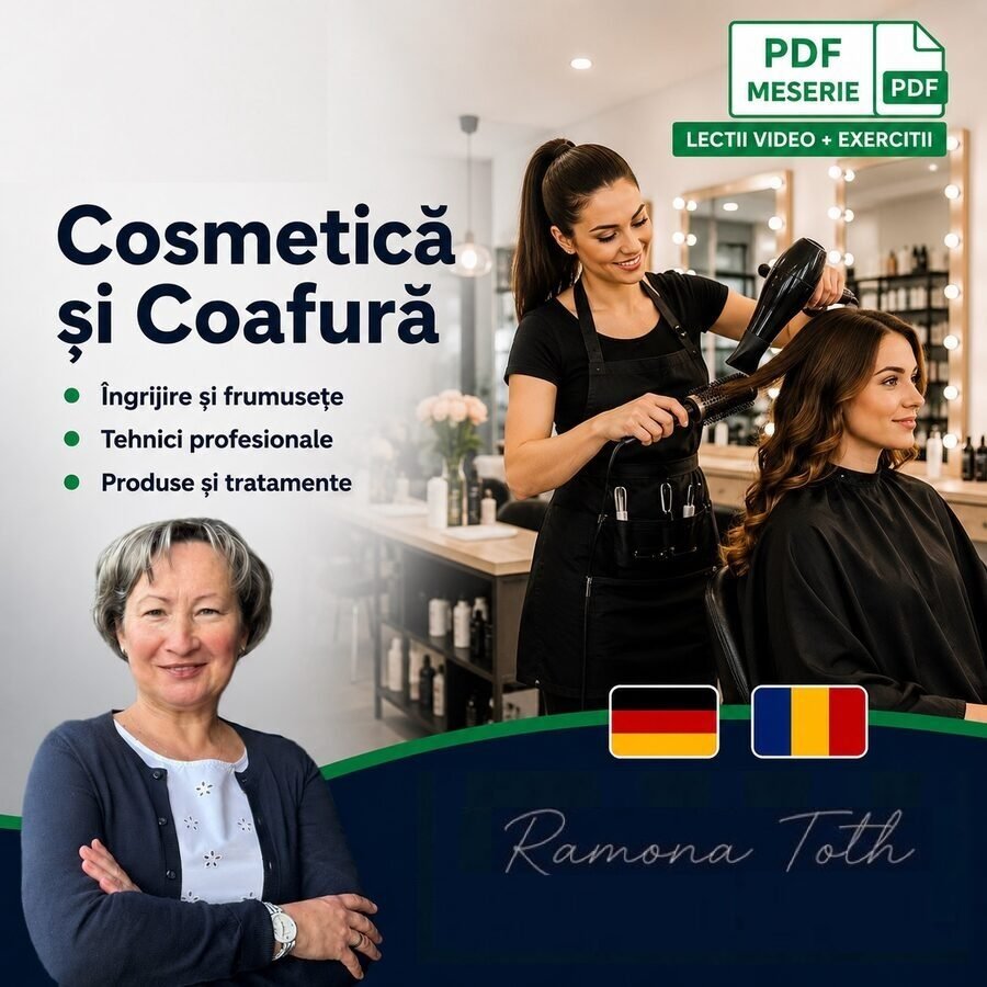 Curs de germană pentru cosmetică și coafură în Germania
