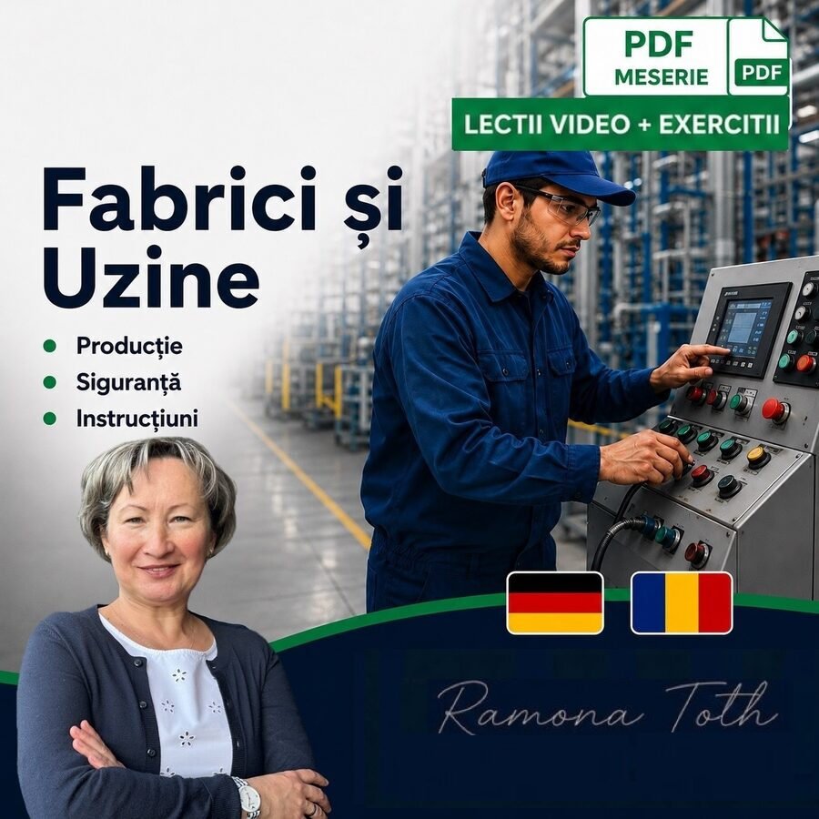 Curs de germană pentru fabrici și uzine în Germania