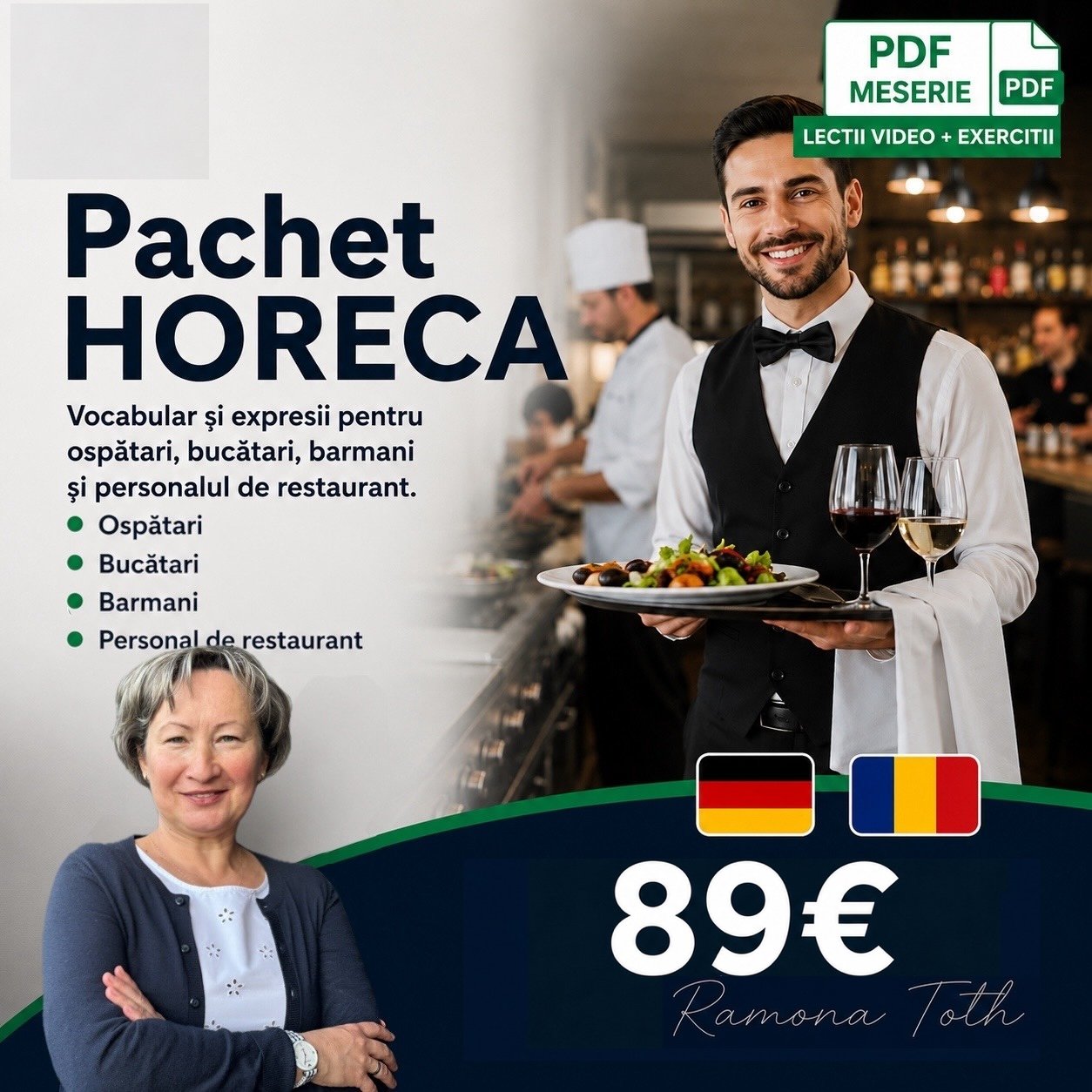 Curs Germană — HoReCa și Gastronomie în Germania