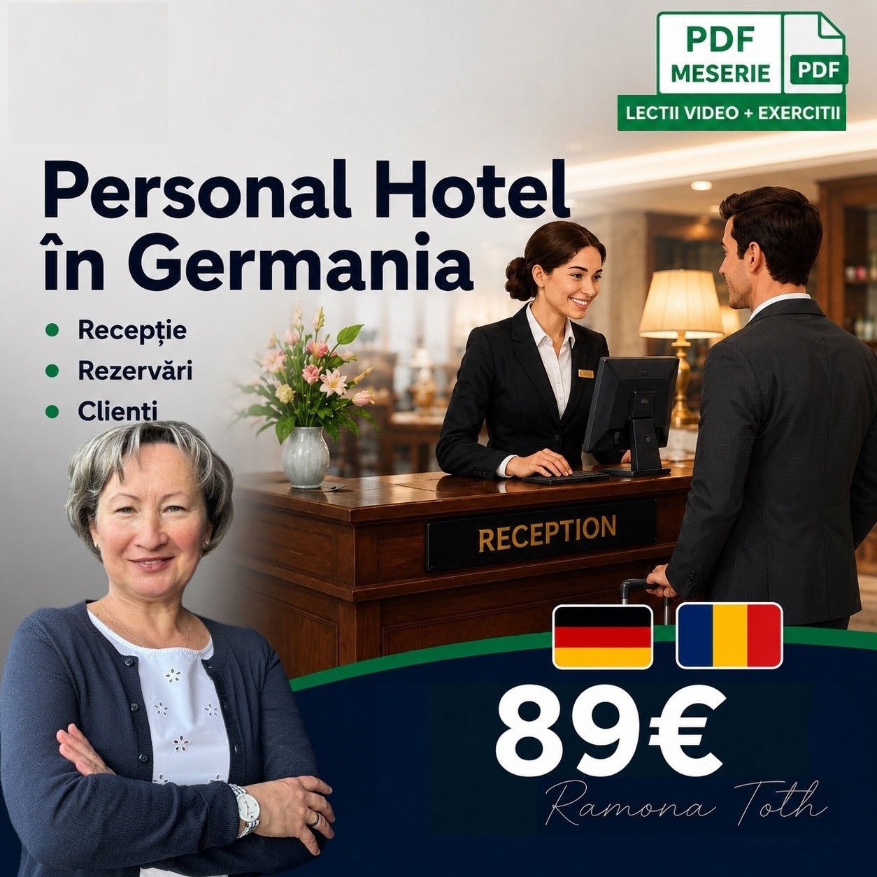 Curs Germană — Personal Hotel în Germania
