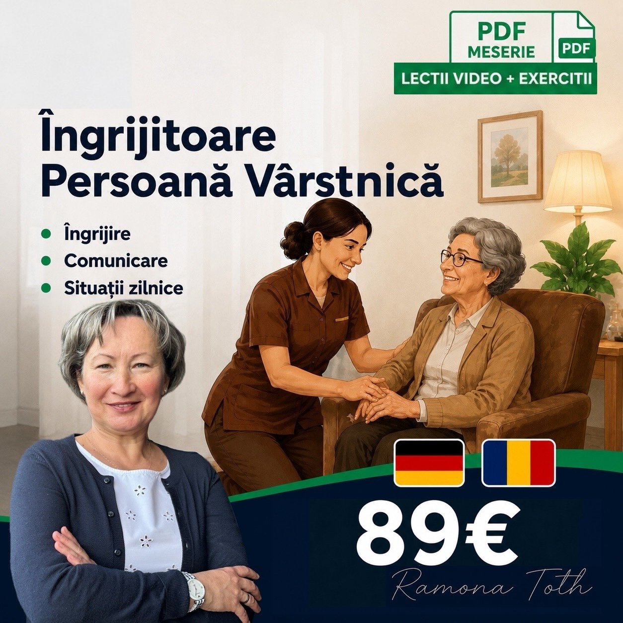 Curs Germană — Îngrijitoare Persoană Vârstnică